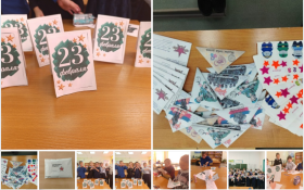 В Голуметской школе прошла благотворительная акция «Тепло для Героя», приуроченная к Дню защитника Отечества!.